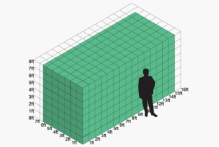 Self Storage unit - 100 sq ft (9.29m)